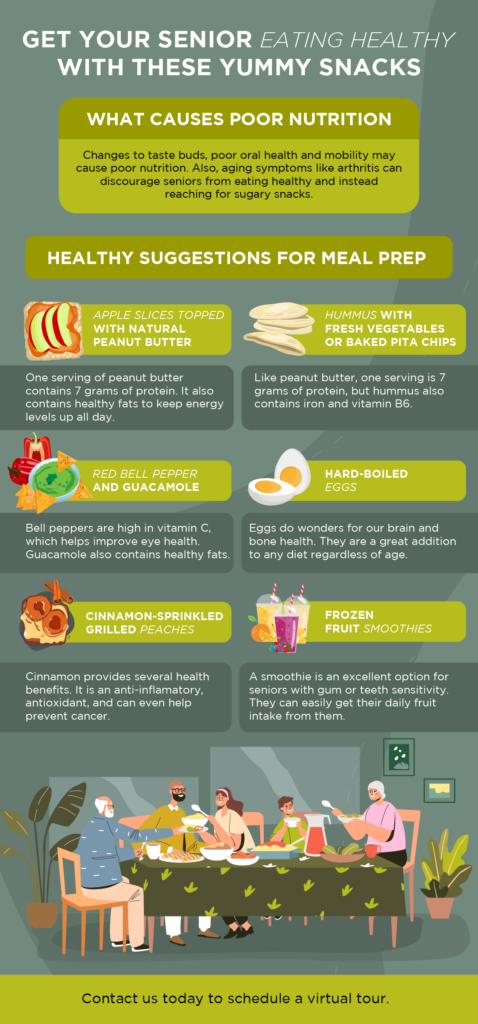 12O INFOG Get Your Senior Eating Healthy With These Yummy Snacks