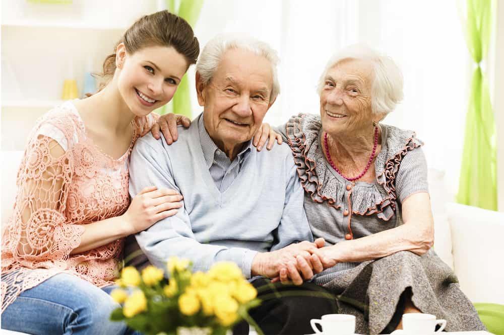 Family sitting down