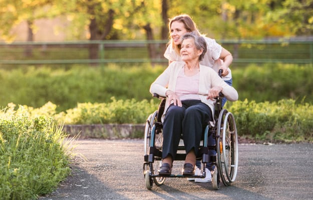 BLOG_12O_with-granddaughter-in-spring-nature_How-To-Supportively-Respond | How To Respond To Dementia-Related Hallucinations In Aging Adults
