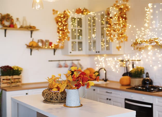 12Oaks-Autumn kitchen interior-as- 1.Arrange and Decorate the House