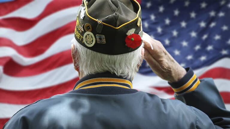 12Oaks-Hands holding an American flag-as-What You Need To Know About Veteran Benefits For Assisted Living-Feature