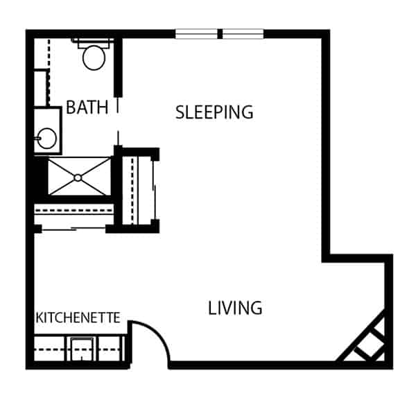 Large One Bedroom Suite
