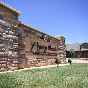 legacy ranch monument sign