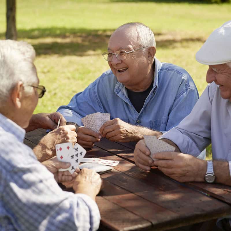 seniors playing cards square