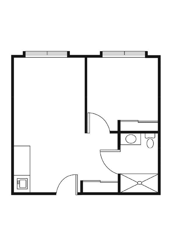 18. Sante Fe Terrace Floor plans One Bedroom
