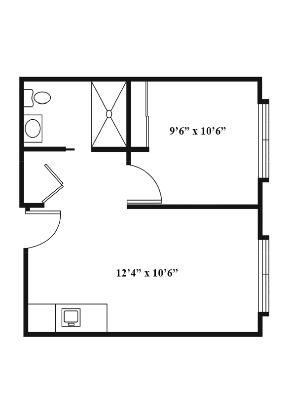 9. Strake Court Floor plans One Bedroom