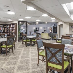 the atriums senior living community overland park Activities and Library 1