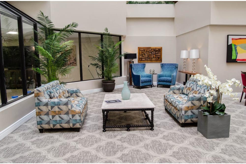 the atriums senior living community overland park LOBBY SEATING 1