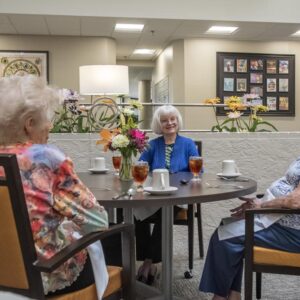 the atriums senior living community overland park Residents dining 1